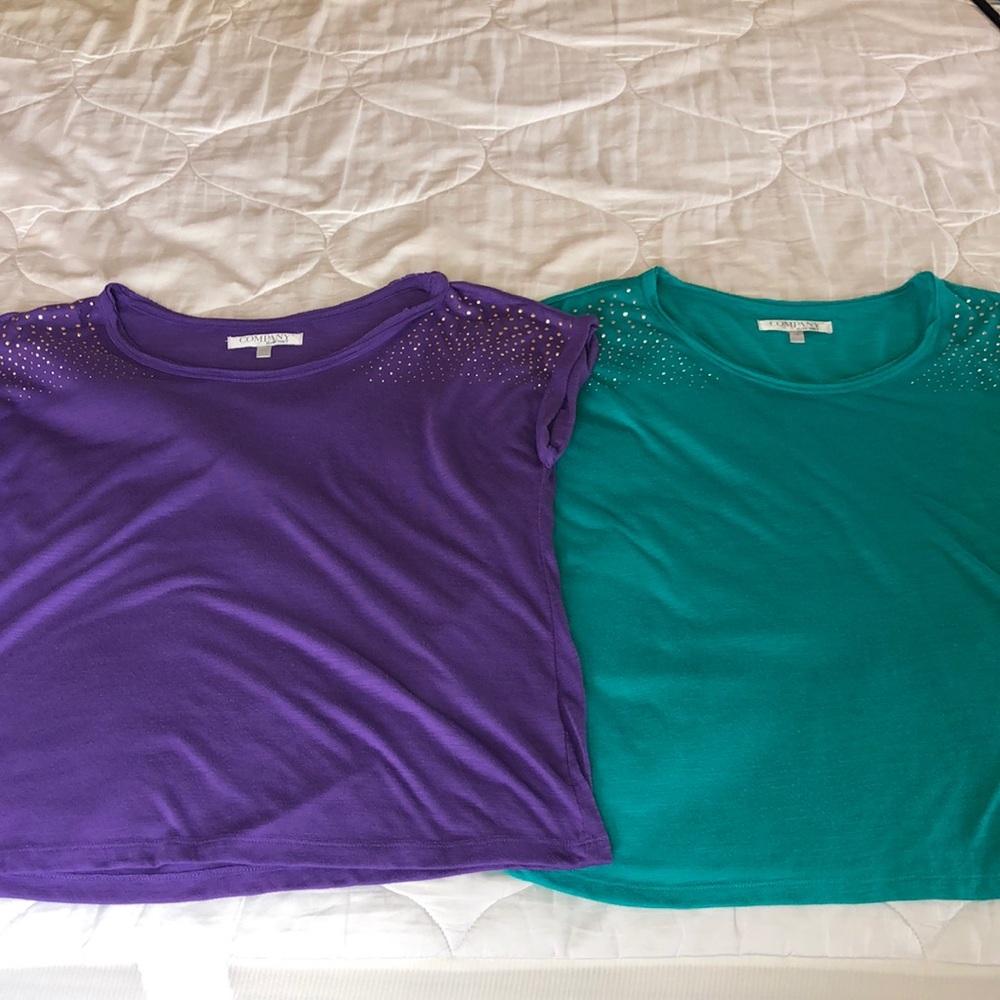 BUNDLE OF 2 off shoulder T Shirts